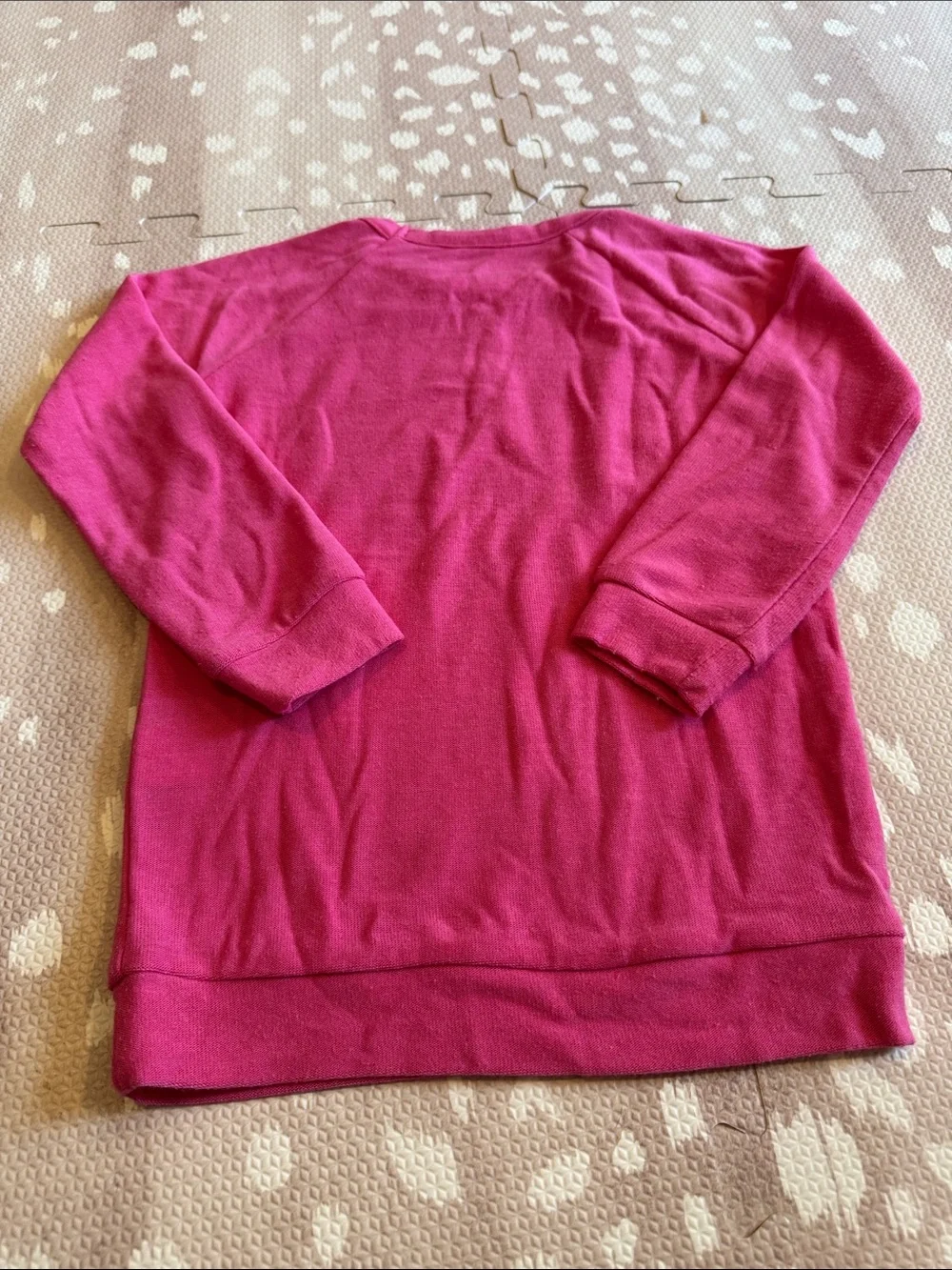 Chaser Girls Pink Drippy Heart Jersey Sweatshirt Top Size 5